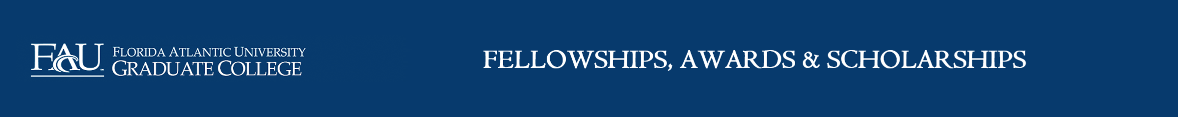 FAU Awards, Scholarships and Fellowships logo